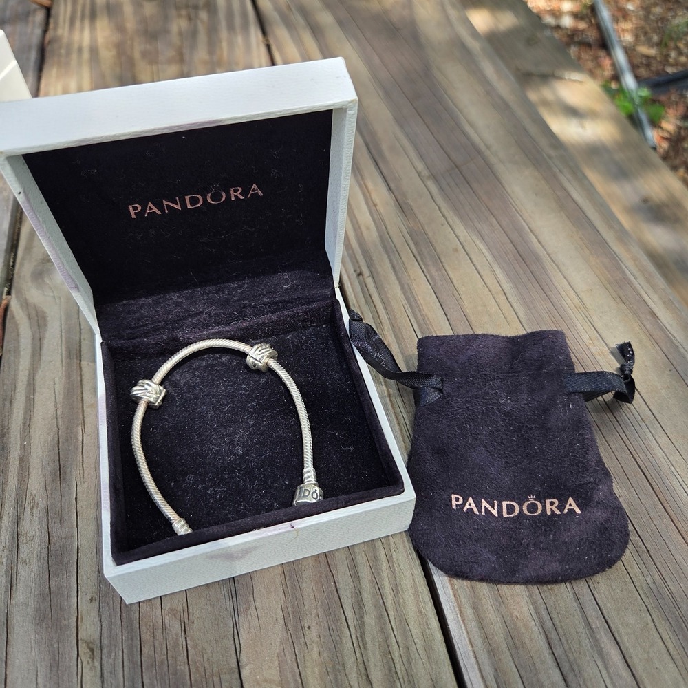 ALE Sterling Pandora Snake Bracelet for European Style Charms With Box